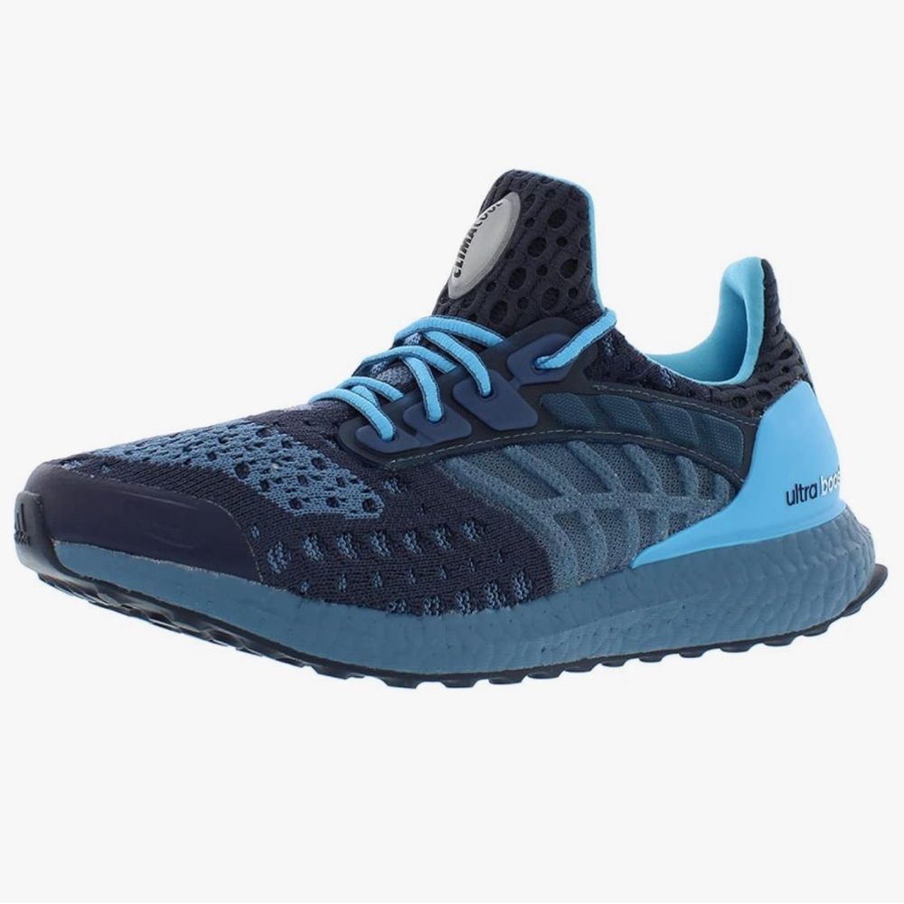 Adidas Ultraboost Climacool 2 DNA Men's Athletic Shoes - Navy and Teal - Picture 4 of 17